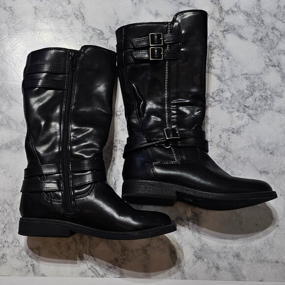 DREAM PAIRS Girls Knee High Fashion Riding Boots for Toddler/Little Kid/Big Kid - Picture 1 of 5